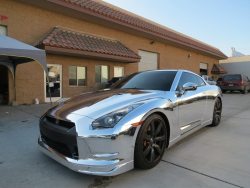 fullthrottleauto:  Nissan GTR Chrome  Jesus talking about money&hellip;