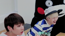 min-tsundere-yoongi:Yoongi x Kumamon [sumamon] ♡