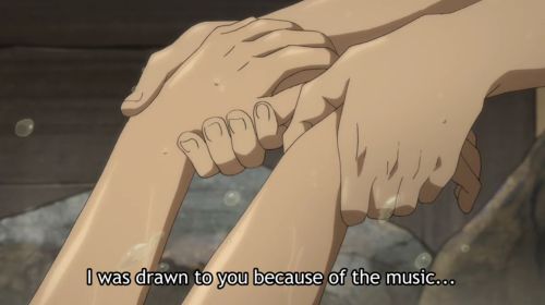 borntomake:  This is one of my favorite details about YOI. The reason Victor gives Yuuri for why he left Russia to become his coach is “because of the music.” He says Yuuri creates this with his body. Poetic, right? Maybe more than you think. Let’s