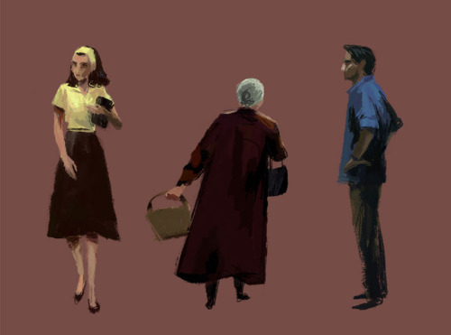 Some characters from the 60′s - 70′s in Italy. Had a lot of fun with these ones !And I j