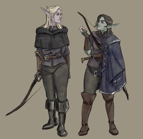 fireandirons:Velonara and Anya finished! From @romanimp ‘s Drust AU you search the mountain Anyway I