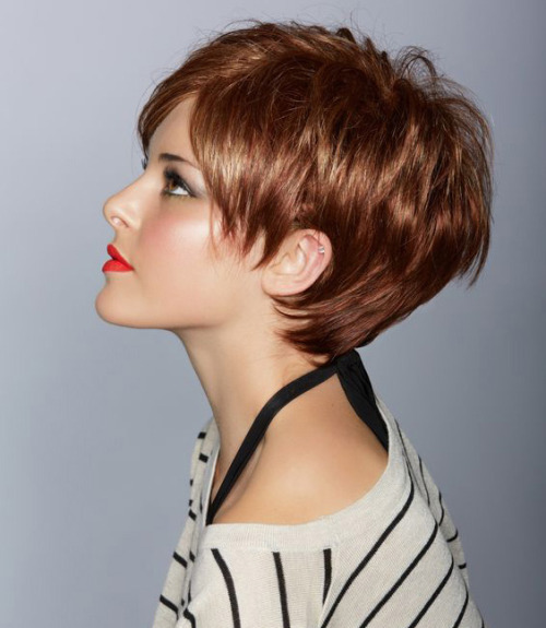 Behind the ear short bob hairstyles 2016