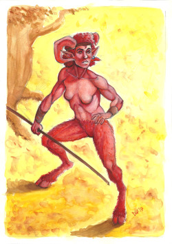 leonarajourney:  Faun Ruby watercolor + studies