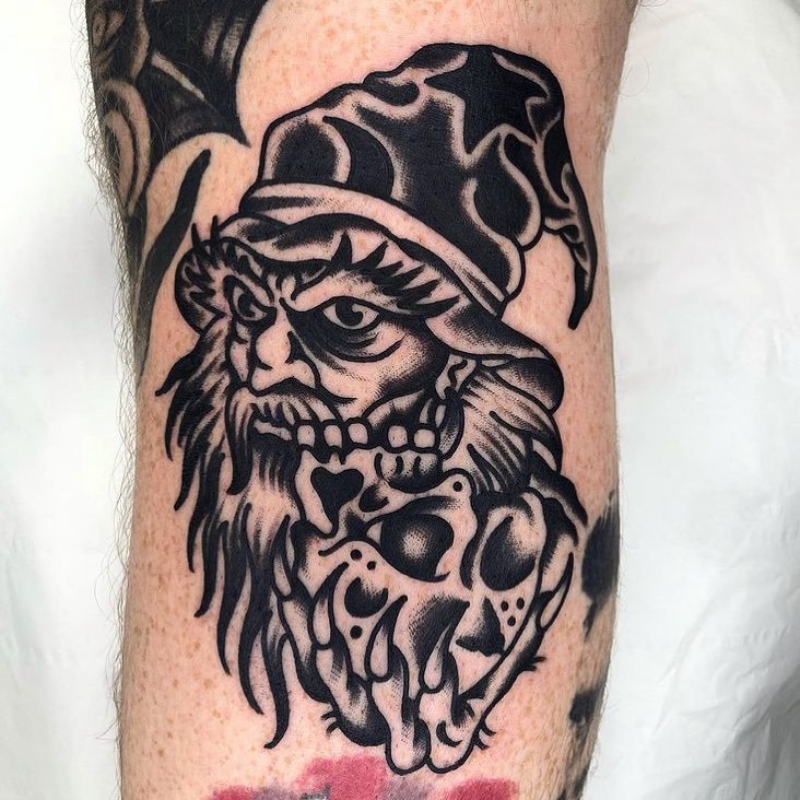 Kasper  All Star Tattoo  Wizard tattoo Fantasy tattoos Tattoos