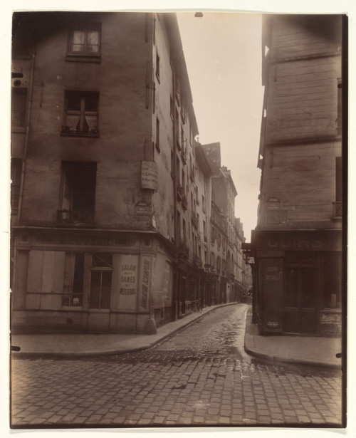 met-photos: Rue Laplace and Rue Valette, Paris by Eugène Atget, The Met’s Photography D