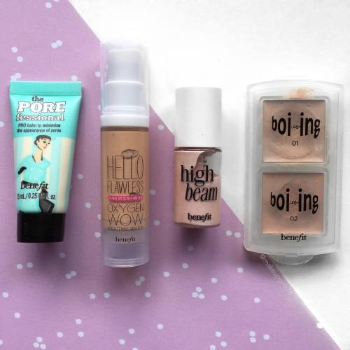 Perfect combo for a flawless dewy base! @benefitaustralia Porefessional, Hello Flawless Foundation, 