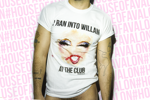 markmonroe: ME IN THE “I RAN INTO WILLAM” TEE! www.thehouseofavalon.com