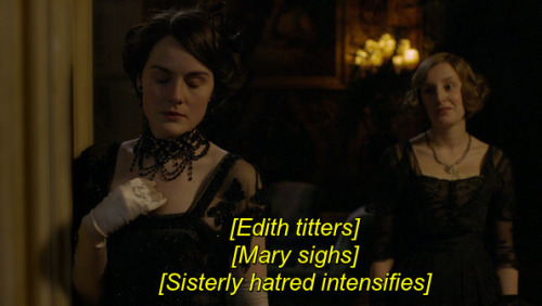 elsiehughescarson: Honest Downton Abbey Captions, VOL I