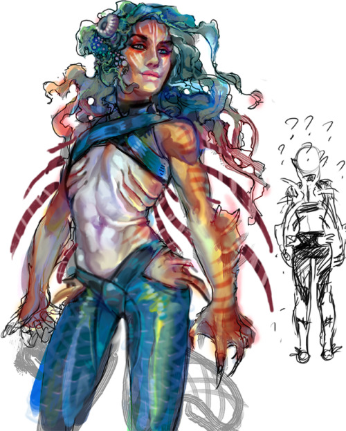 poupon: AndrAIa was… kind of… a nasty lionfish right? with kelp hair? pretty sure that