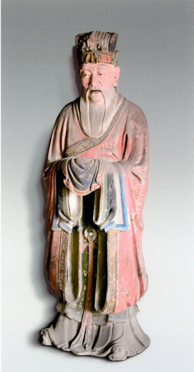 Ming dynasty courtier figurines