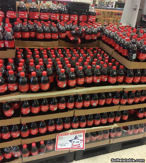 times-like-these7:  sorelatable:  If your name is on one of these I just wanna let you know your parents are basic bitches with no creativity   Sounds like someone’s sad they couldn’t find their name on a coke bottle 