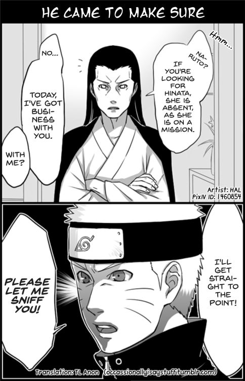 occasionallyisaystuff:  Source:  ナルヒナログ2 by  HAL   Translation: Me Typeset: U.T.L. This takes place before The Last, at least partially.  