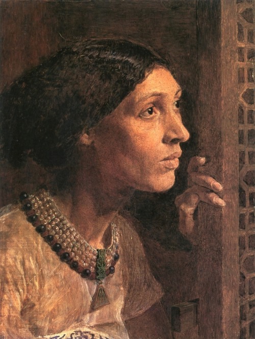 The Mother of Sisera Looked out at a Window by Albert Joseph Moore, 1861