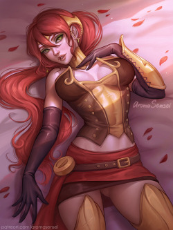 aromasensei:  Pyrrha NikosNSFW, Futa and all lewd versions will be avaible on my PATREON!  + animation included  HF ♥ Twitter ♥ Gumroad ♥ DeviantArt  ♥ Insta  