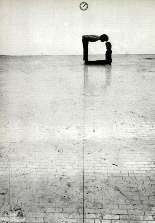 hauntedbystorytelling: Klaus RINKE :: Time-Space-Body and Action, 1972