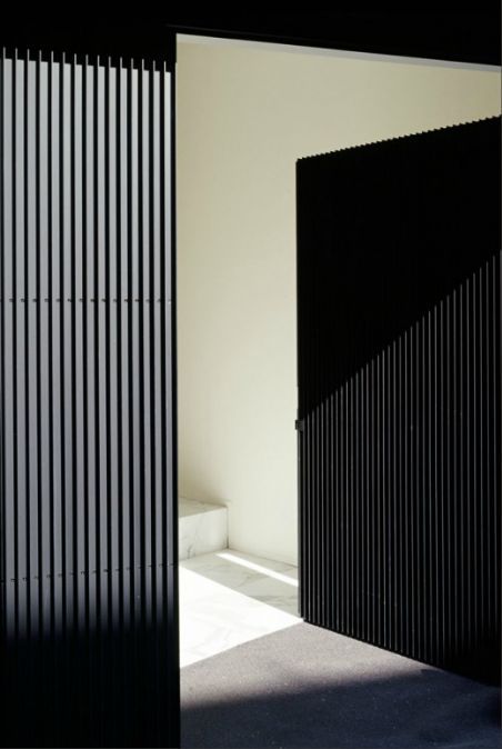 black out door
