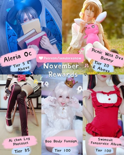 My November Rewards First Time Did So Many Contents In A Month More In The Coming Months!(つv⊂) Supp