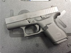 gunrunnerhell:  Glock 42 The newest and smallest