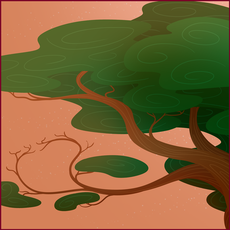 ask-laichi:“Yeh…” /)^w^(\ Chi and Flower under a tree. @askflowertheplantponi 
