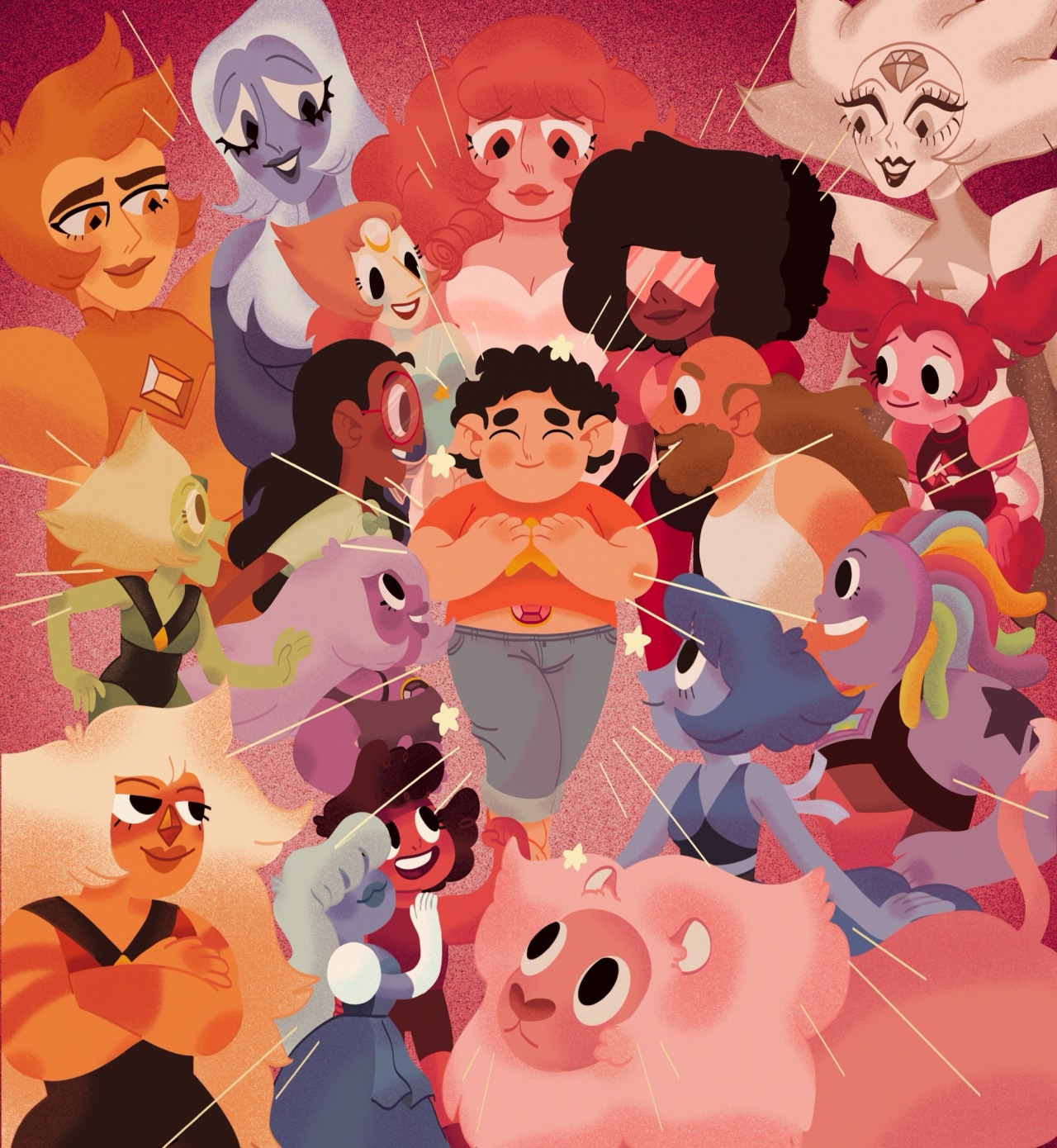 catmemer:Was gonna wait until the su finale to make an illustration but like…..I couldn’t lol 