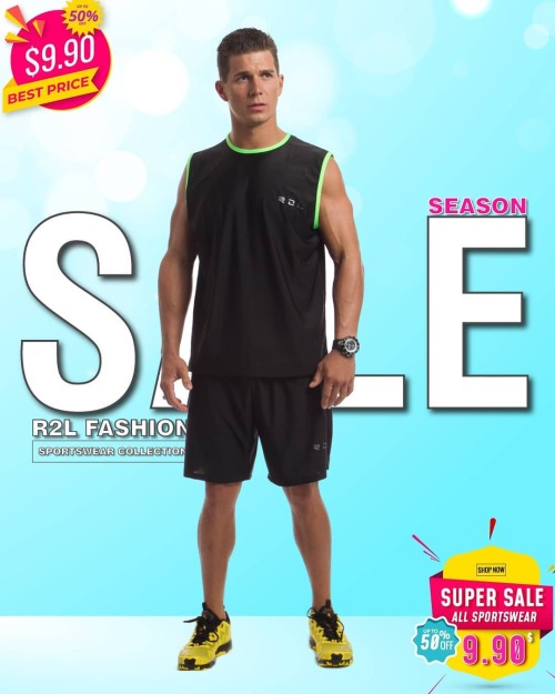 Super season sale on R2LFashion.Com All sportswear - $9.90 www.r2lfashion.com/collections 