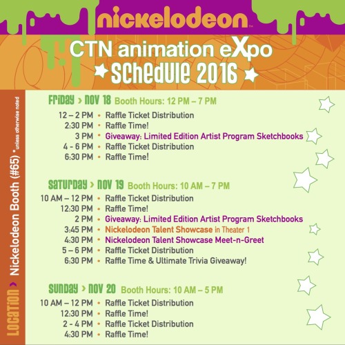 nickanimationstudio: We can’t wait to see you guys at the CTN Animation eXpo next week!! Check out 