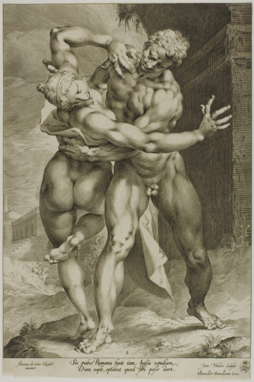 hismarmorealcalm:Jan Harmensz Müller (1571-1628)  After Adrian De Vries (1545-1626)  Rape