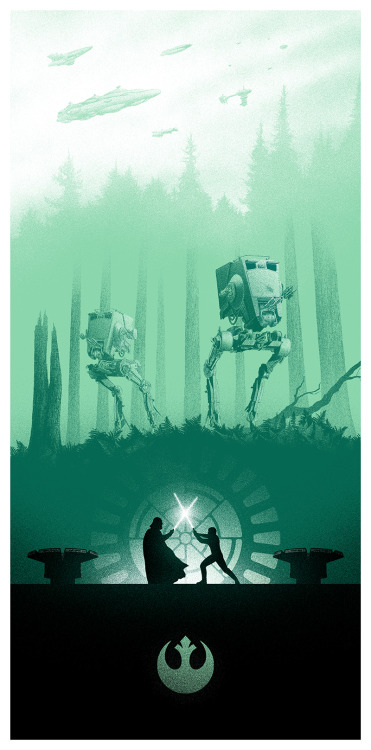 darthluminescent:Star Wars Posters // by Marko Manev