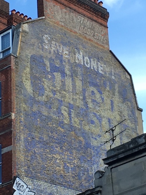 Awesome ghost sign spotted on Grey’s Inn Road in London earlier this week.