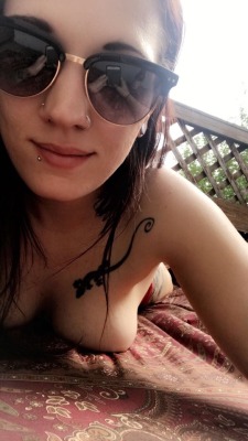 euph0ric-nirvana: being naked outside is the best 🌞😏🙊  -ask about my premium snapchat to see explicit content daily and come play with me! 😏👅😈- 