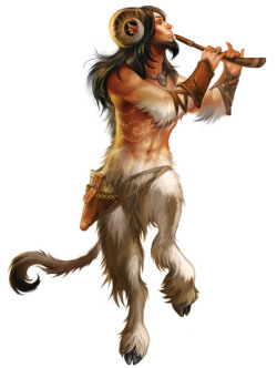 yayforthehorns:Another lovely satyr from Eva