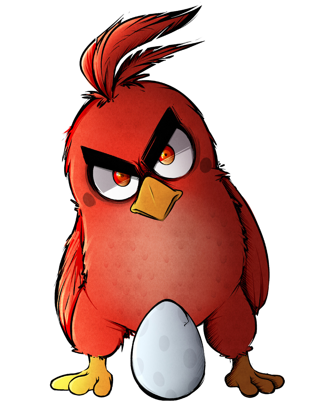 xray32p: “ i drew red from the angry birds movie those eyebrows ”