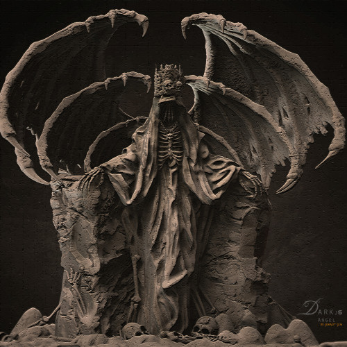 The Dark Angel, digital sculpt by Surajit Sen 