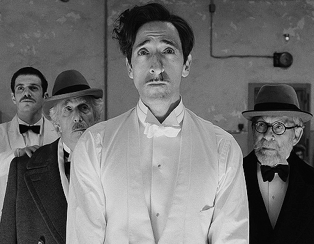 moldmoldfoldfold: Adrien Brody as Julien Cadazio in The French Dispatch (2021)