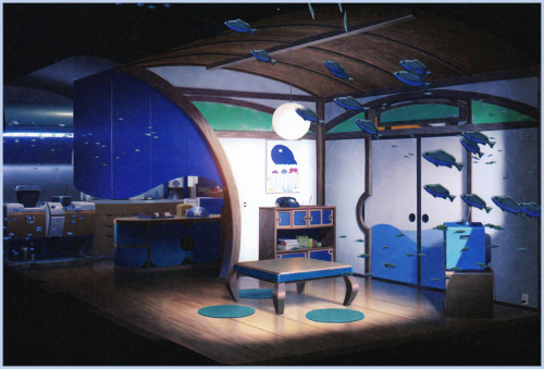 artbooksnat:  Beautiful blue backgrounds, both underwater and above water, from the anime Nagi no Asukara (凪のあすから). 