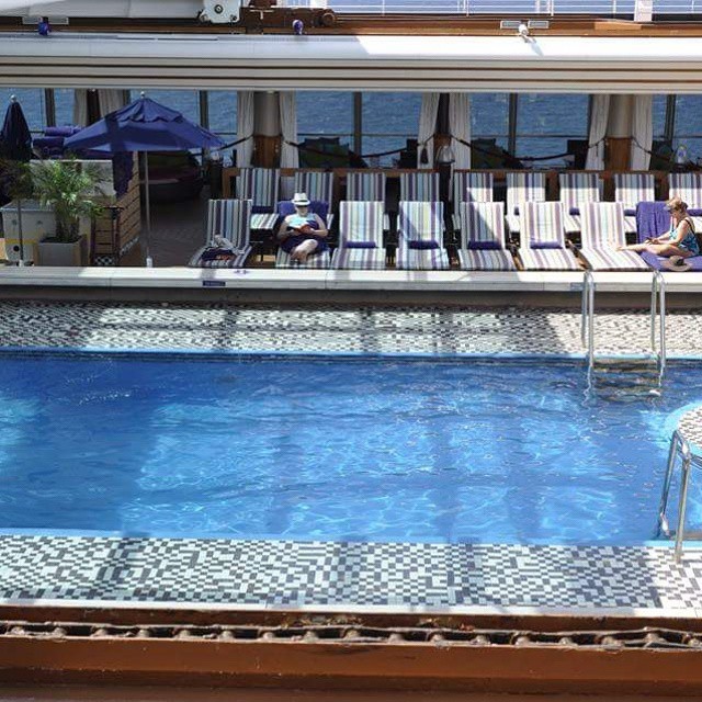 Pool onboard #Eurodam #Holland #HAL #CivitavecchiaTnx to @CristinaMichelotti & @CrocierePiù#crazycruises #crociere #pics #picoftheday #tagsforlike #instalike #nofilter #pics #cruiselife #likesforlikes #like4like #followforfollow #cruising #cruise...