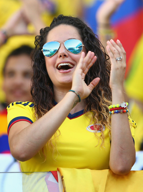 taengochaerin:  Colombian girls - World Cup