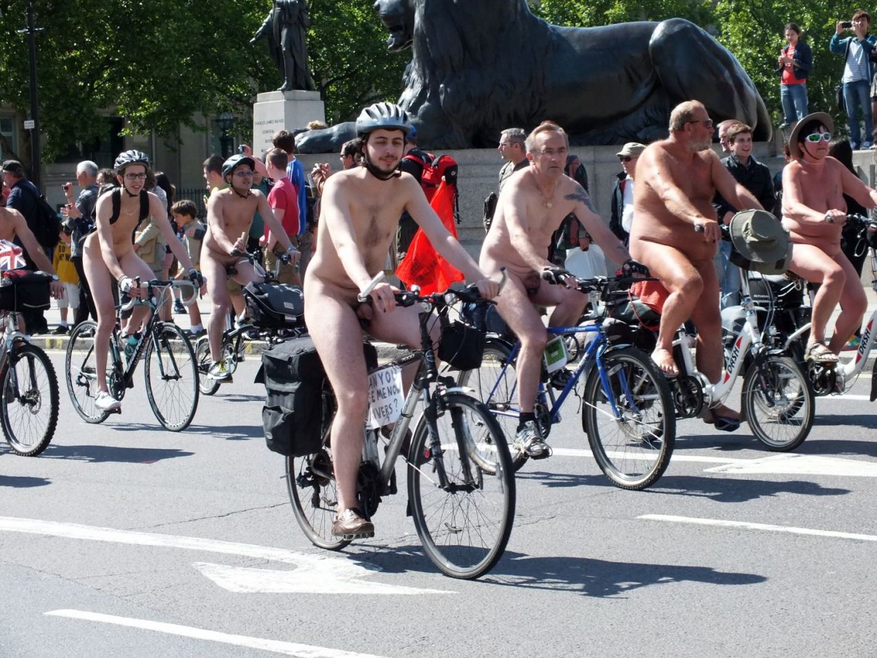 Naked Bike RideÂ  jegography:  On Saturday I went to the London World Naked Bike