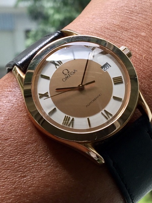 kenwong918: Omega automatic 18k rose gold