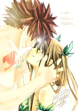 zippi44:Going to finish the last commissions this week~phew.. But before have some Nalu tribute about the latest chapter&lt;3