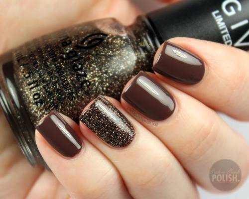 China Glaze Foie Gras and Boundary Of Memory Blog post with more photos: http://www.packapunchpolish
