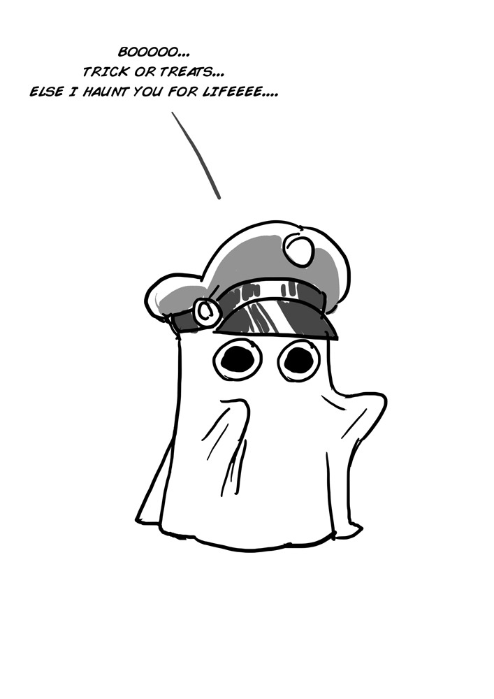 n-jay81:  n-jay81:I had to give it a candy. i’m so afraid… Oh no… he’s back…help