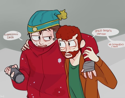  -Fucking Cartman, what happened to you? –Oh jewish santa.♥+ bonus sketches 