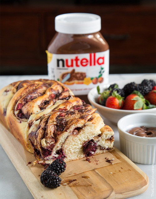 foodffs:BERRY NUTELLA SWIRL BREADReally nice recipes. Every hour.