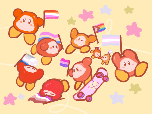 ryegarden: waddle dee wednesday!! happy pride!