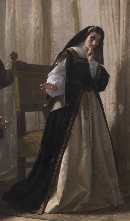 tiny-librarian:Detail of the painting entitled: La Démence de Jeanne de Castille, done in 186