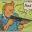 tintin-with-a-gun