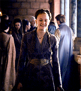 jonerya:Sansa felt curiously light-headed. I am free. She could feel eyes upon her. I must not smile