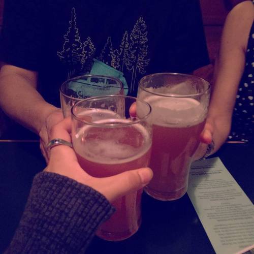My parents helped me edit this picture of our beers #familybonding (at McMenamins Greenway Pub)