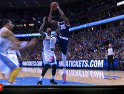 wwwbeautifullensecom:  usatodaysports:  Oh, wow. Kevin Durant went full Dr. J last